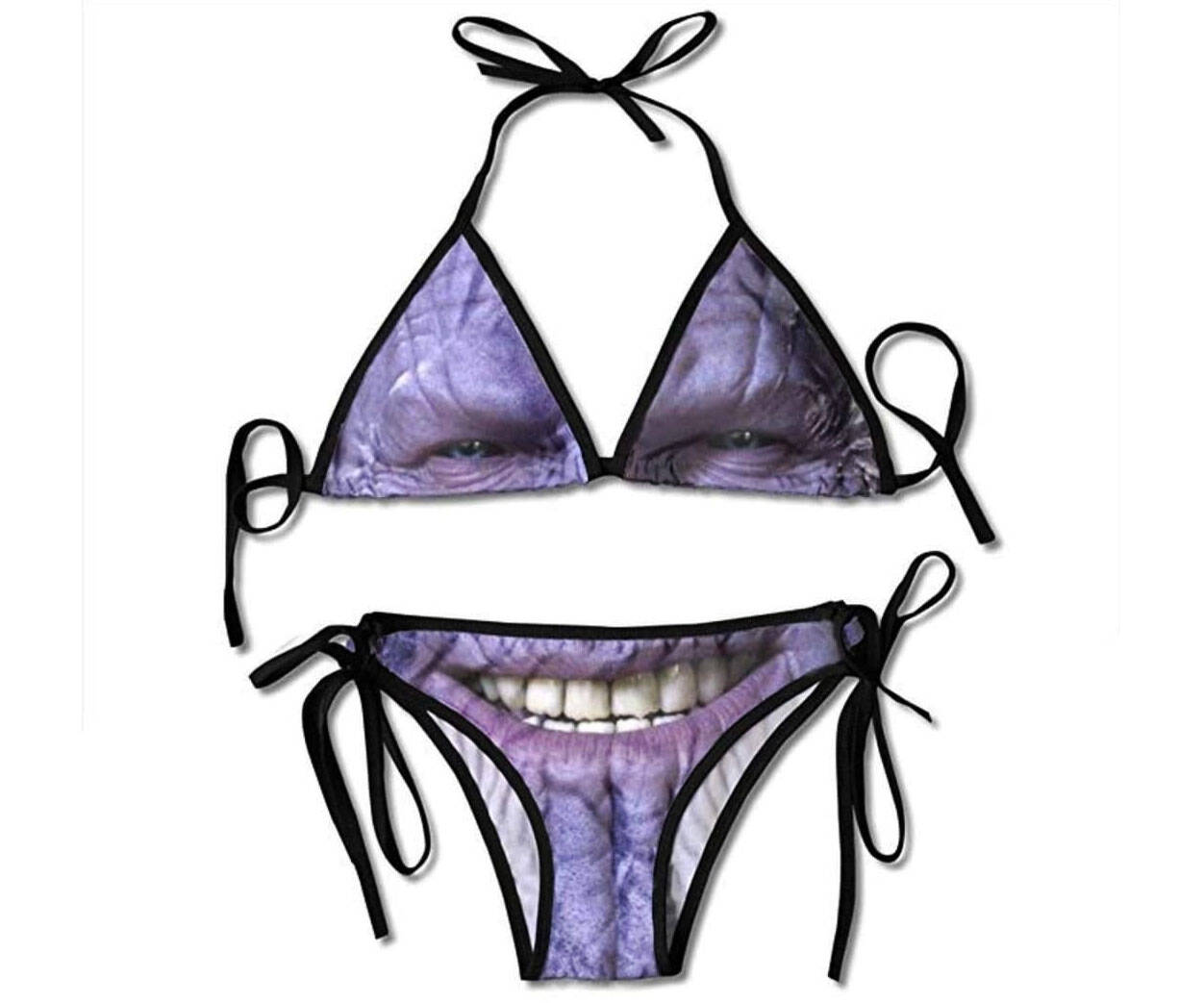 Thanos Face Bikini - coolthings.us