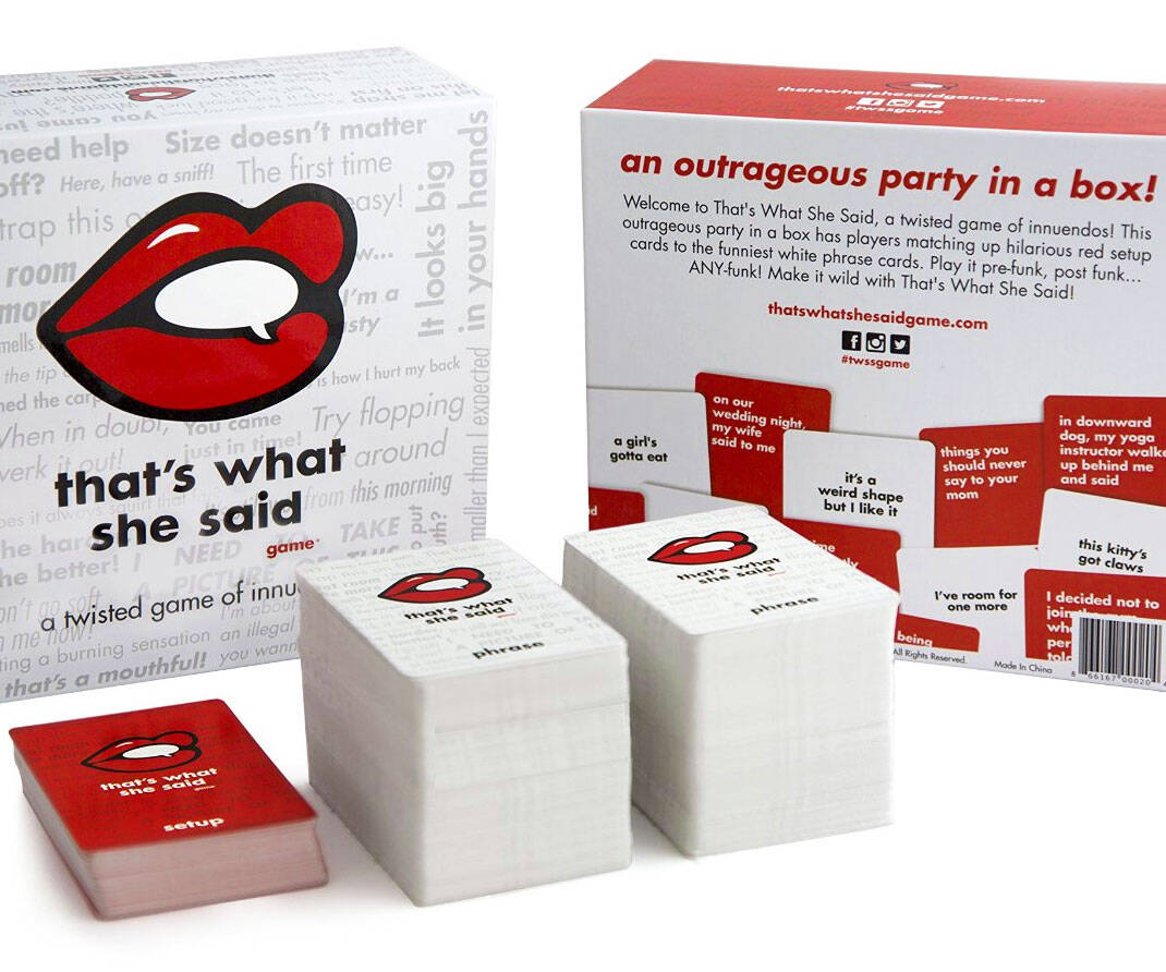 That's What She Said Card Game - coolthings.us