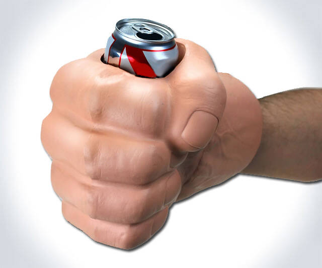 The Beast - Fist Can Koozie - coolthings.us