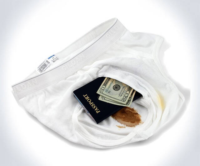 Stained Underwear Wallet - coolthings.us