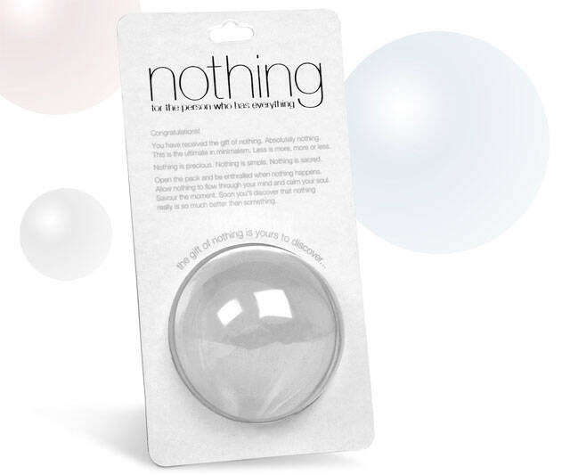 The Gift of Nothing - coolthings.us