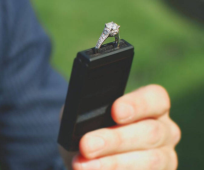 The Stealth Engagement Ring Box - coolthings.us