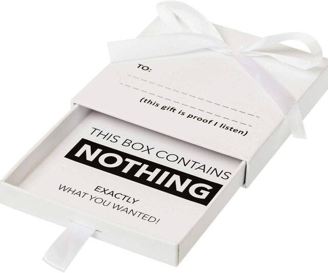 The Present Of Nothing - coolthings.us