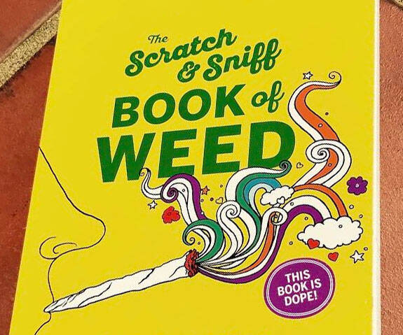 The Scratch & Sniff Book Of Weed - //coolthings.us