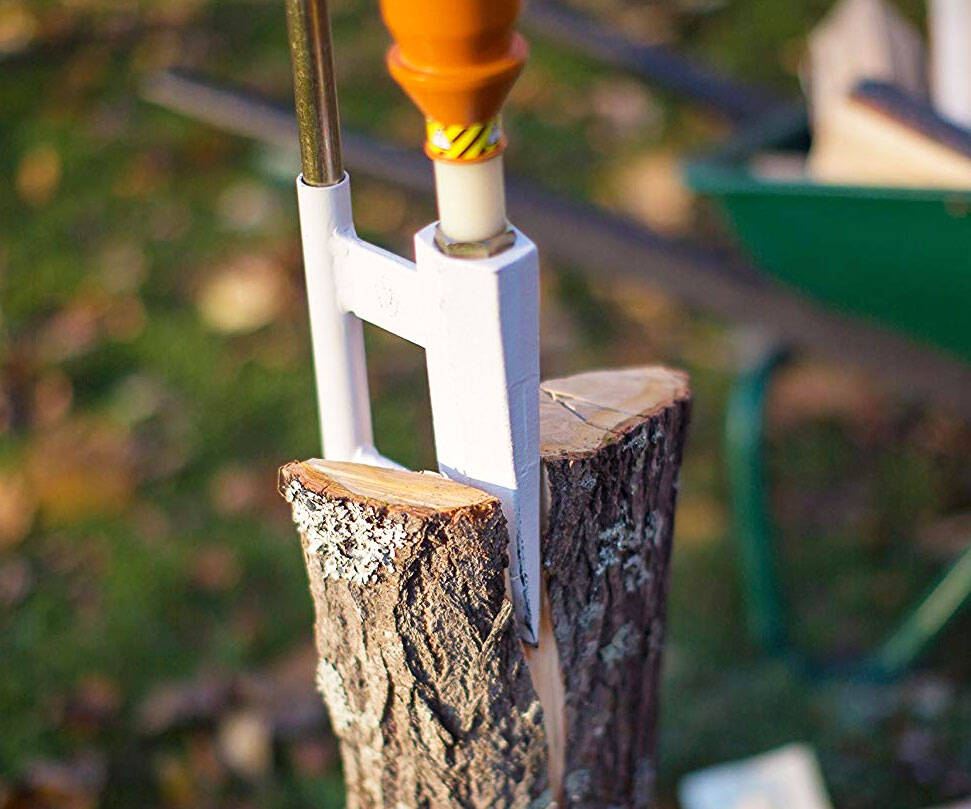 The Smart Wooden Log Splitter - coolthings.us