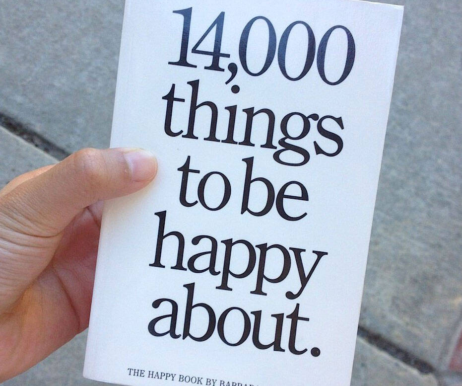 14,000 Things To Be Happy About Book - //coolthings.us
