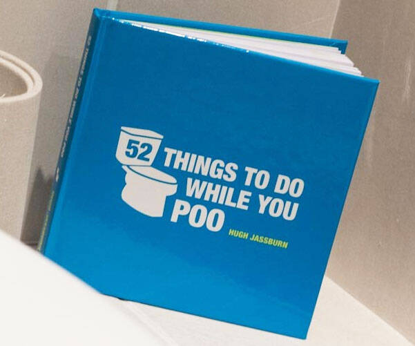 52 Things To Do While You Poo Book - //coolthings.us