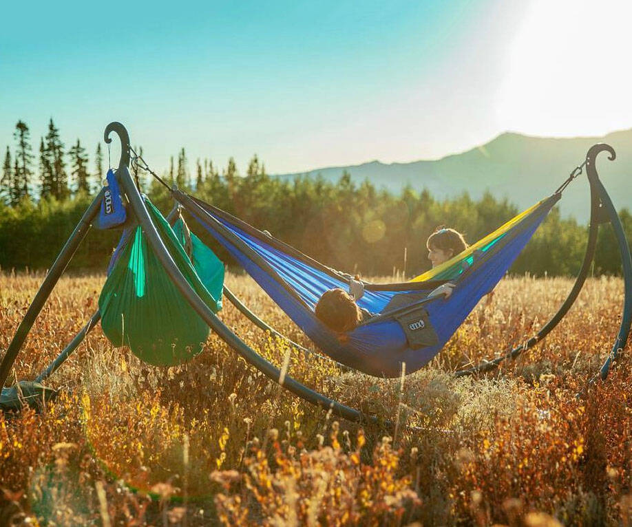 Portable Triple Hammock Stand