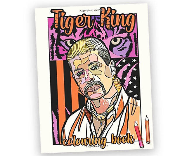 Tiger King Coloring Book