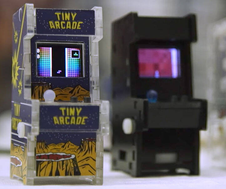 Tiny Playable Arcade Machines