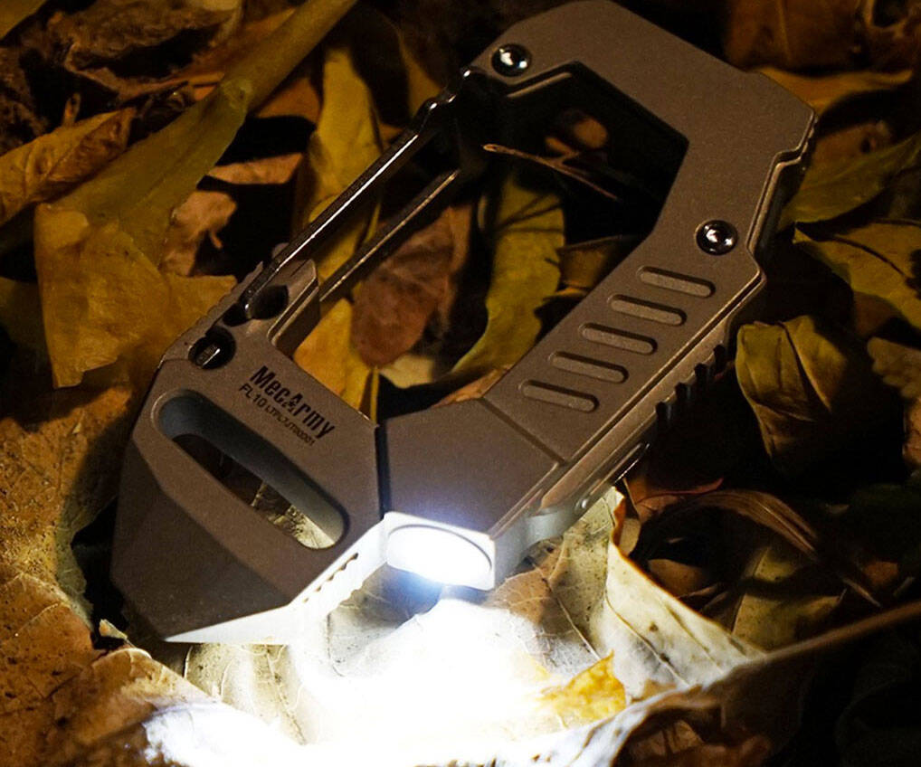 Titanium Carabiner Flashlight