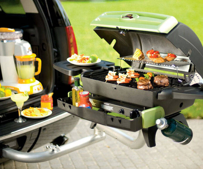 Towing Hitch Tailgating Grill - coolthings.us