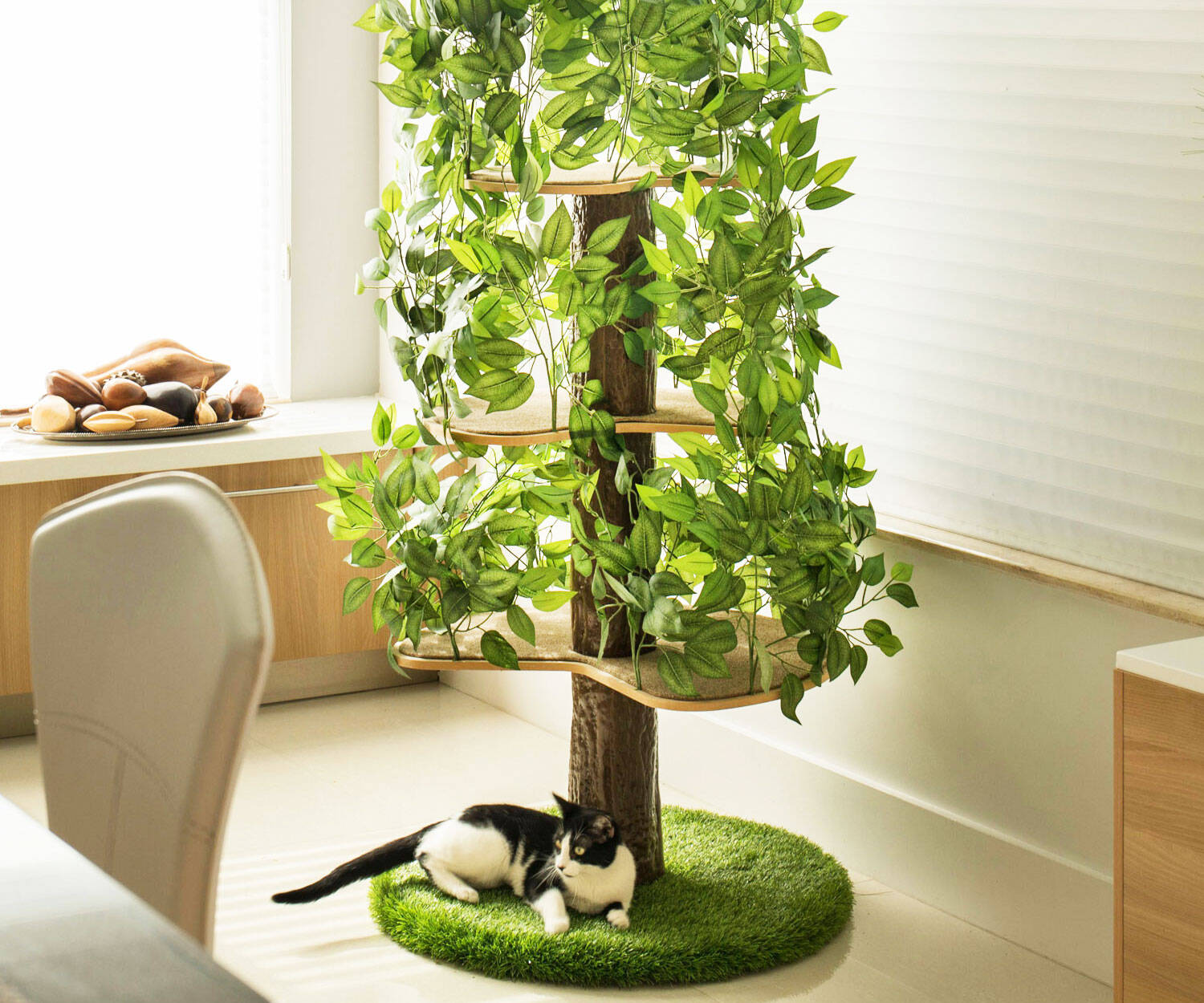 Indoor Cat Tree House - //coolthings.us