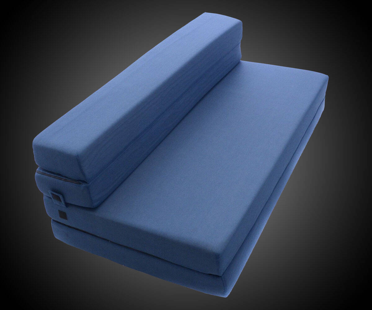 Tri-Fold Foam Folding Mattress & Sofa Bed - //coolthings.us