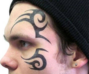 Tribal Face Temporary Tattoo - coolthings.us