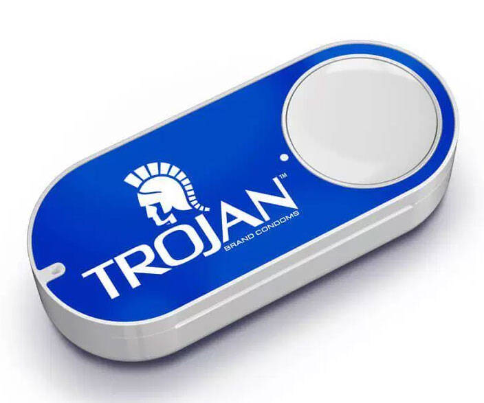 Trojan Condoms Amazon Dash Button