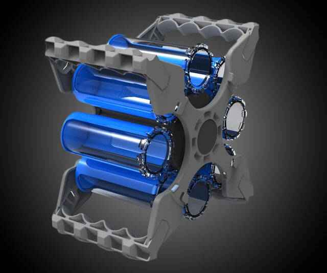 Tube Cube Rotary Organizer
