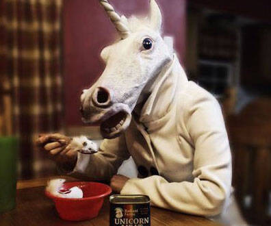 Creepy Unicorn Mask