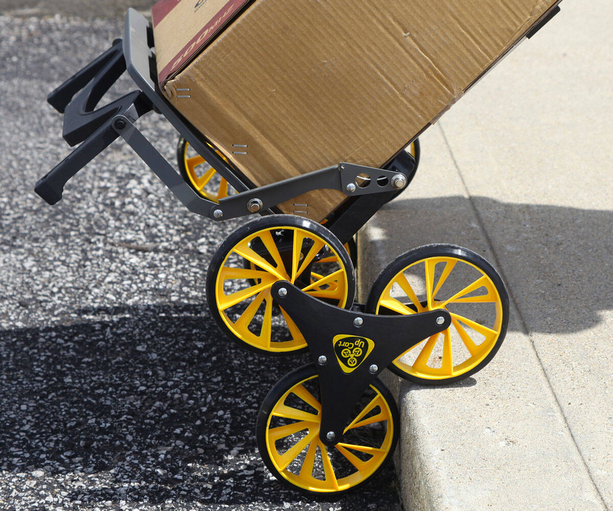 UpCart - All-Terrain Stair-Climbing Cart - coolthings.us