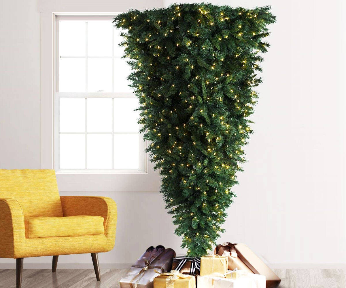 Upside Down Artificial Christmas Tree - coolthings.us