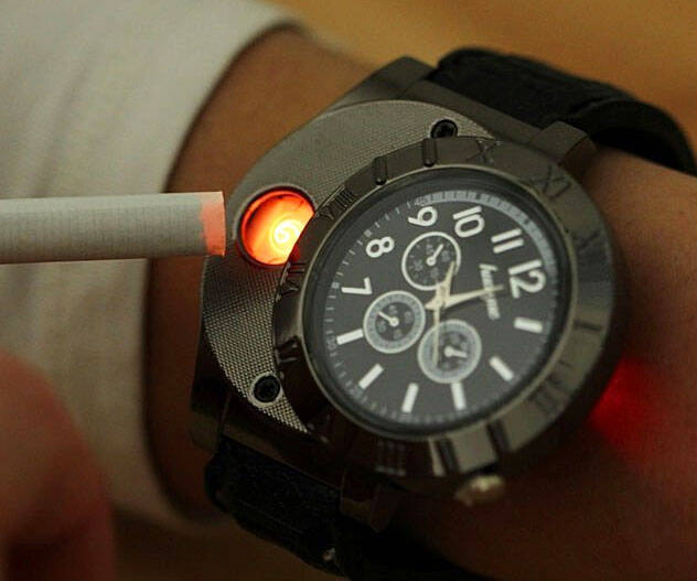 USB Lighter Watch - //coolthings.us