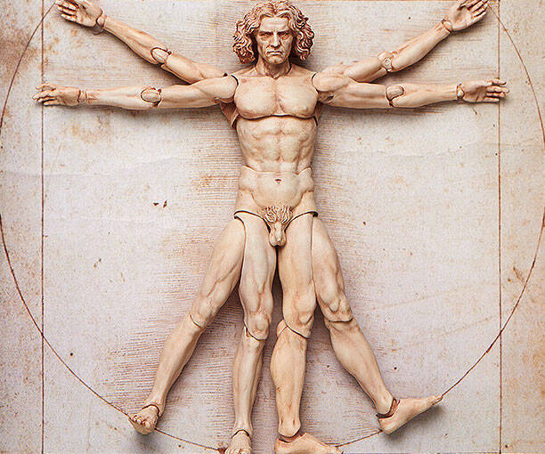 Vitruvian Man Action Figure - //coolthings.us