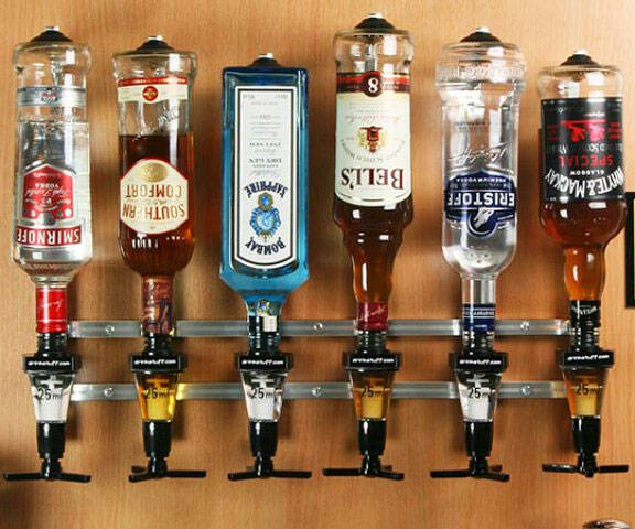 Rack And Pour Liquor Dispensers - coolthings.us