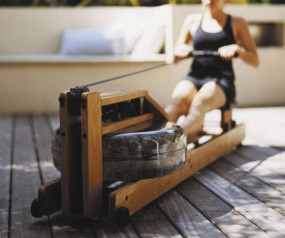 Water Rowing Exercise Machine