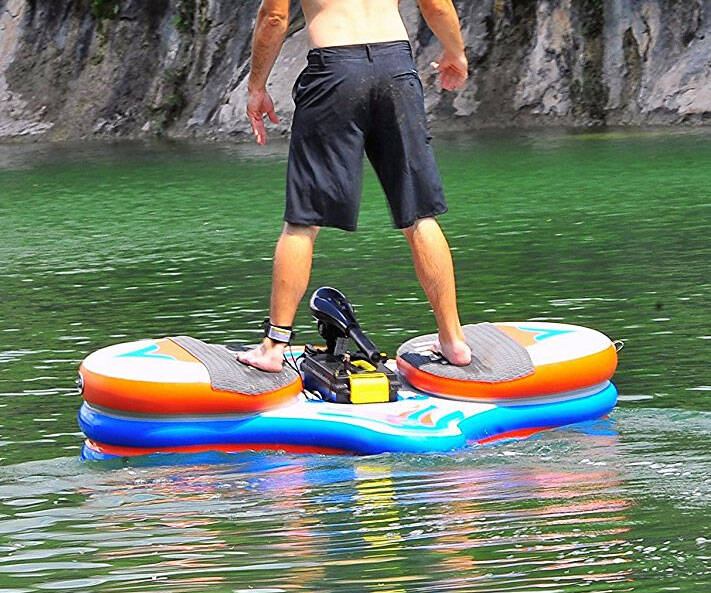 Inflatable Motorized Stingray Water Board - coolthings.us