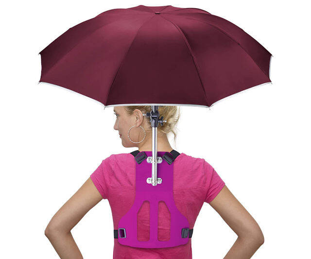 Wearable Hands-Free Umbrella - coolthings.us