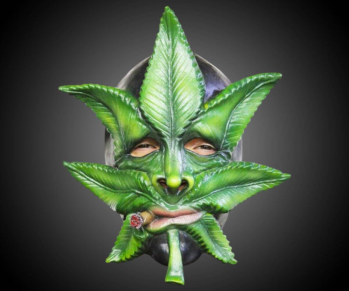 Weed the Marijuana Leaf Mask