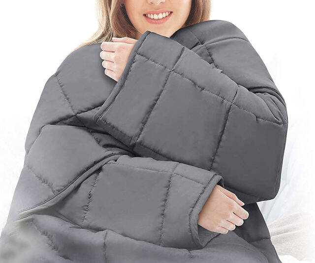 Weighted Blanket With Sleeves