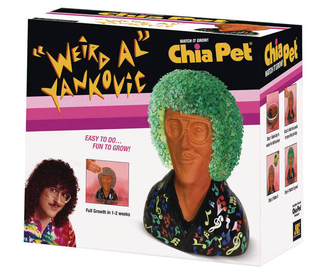 Weird Al Yankovic Chia Pet - //coolthings.us