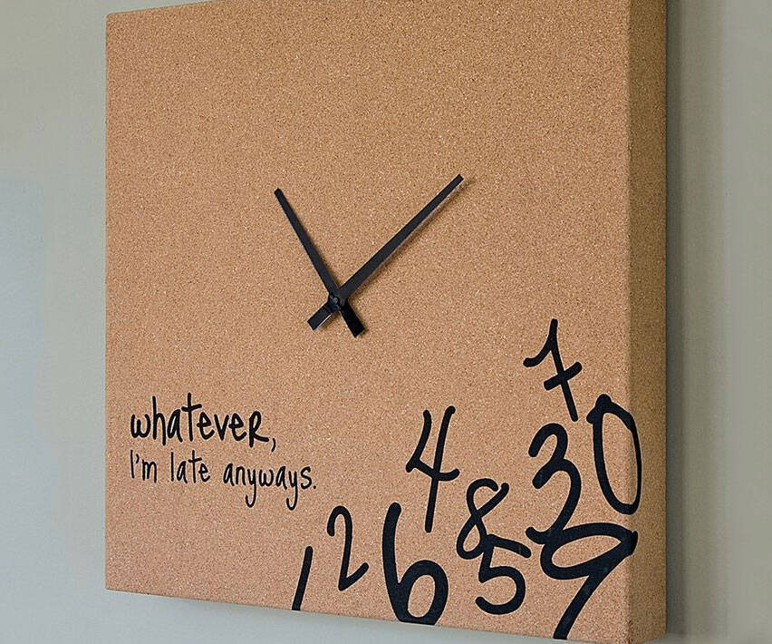 Whatever Wall Clock - coolthings.us