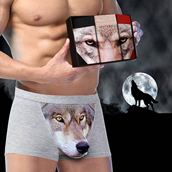 Wolf Boxer Briefs - coolthings.us