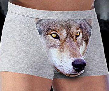 Sexy Wolf Crotch Underwear - coolthings.us