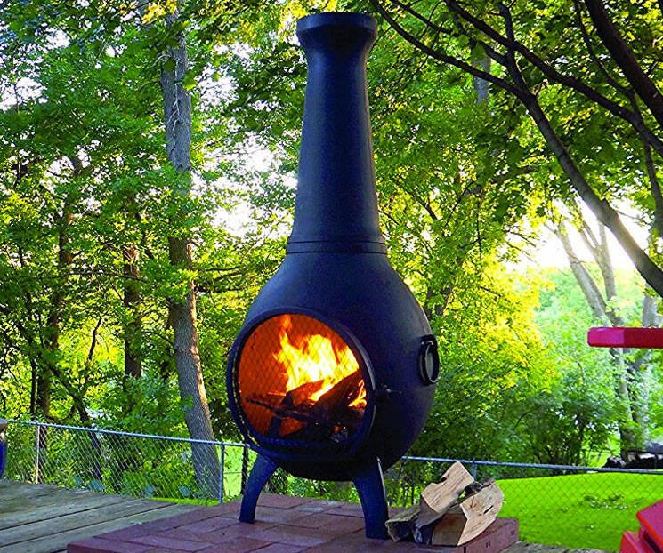 Cast Aluminum Wood Burning Fire Pit