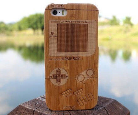 Bamboo Game Boy iPhone Case