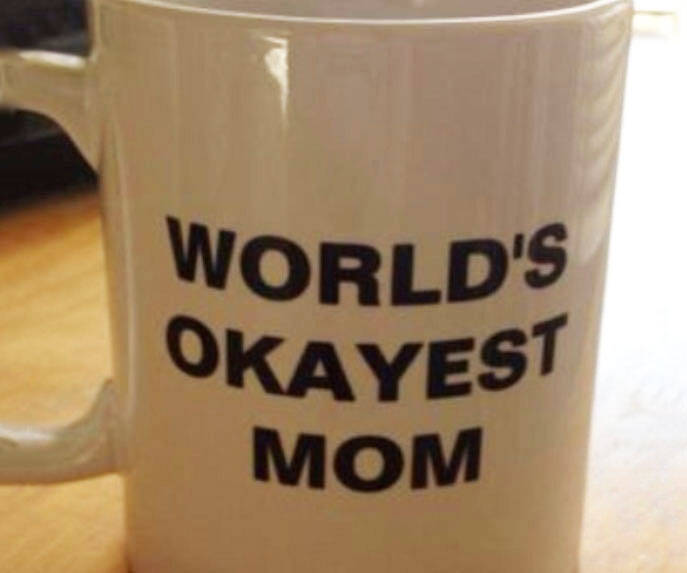 World's Okayest Mom Coffee Mug - //coolthings.us
