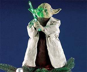 Yoda Christmas Tree Topper - coolthings.us