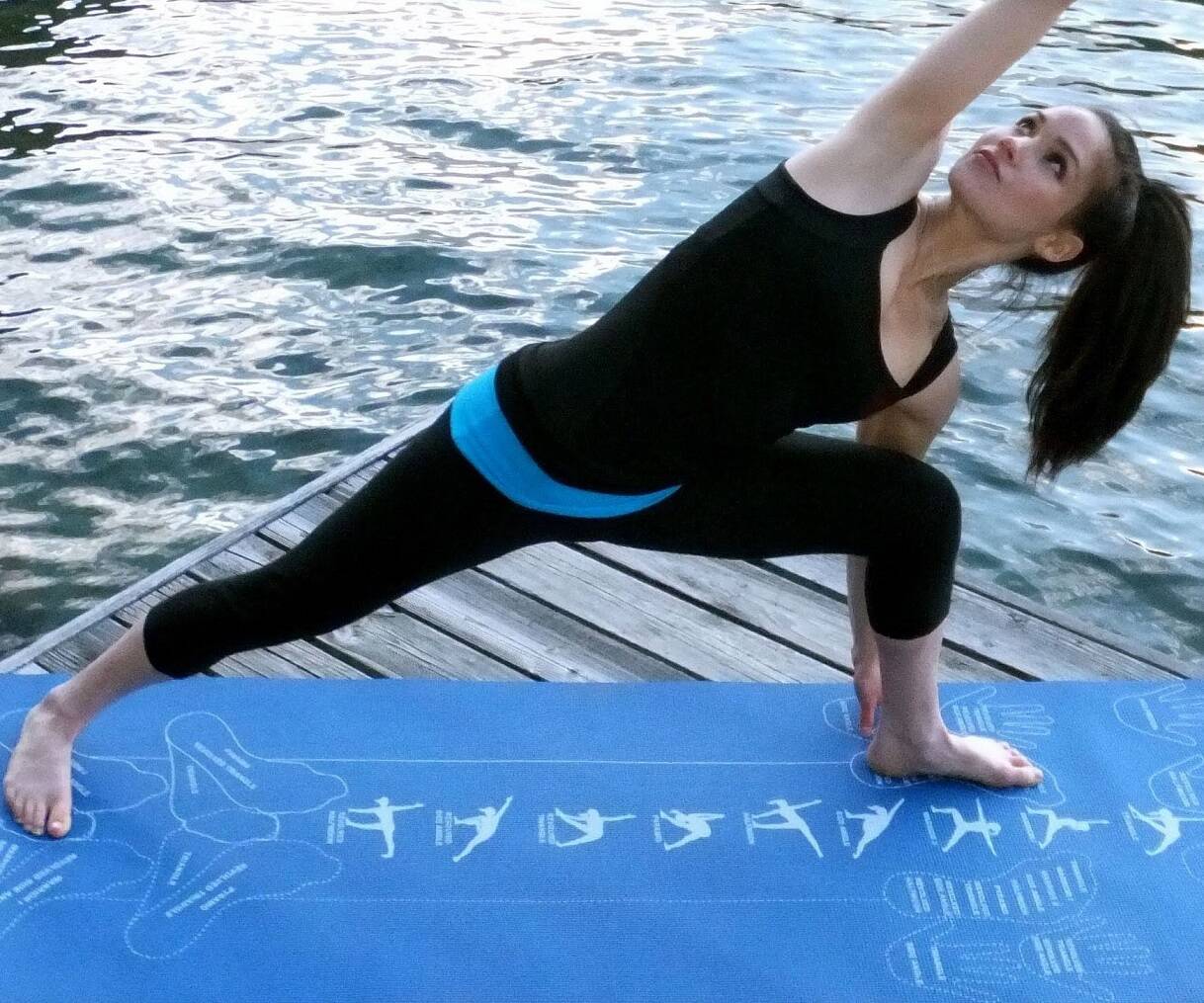 Instructional Yoga Mat - http://coolthings.us