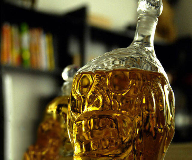 Zombie Head Decanter