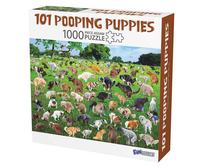 101 Pooping Puppies Puzzle - //coolthings.us