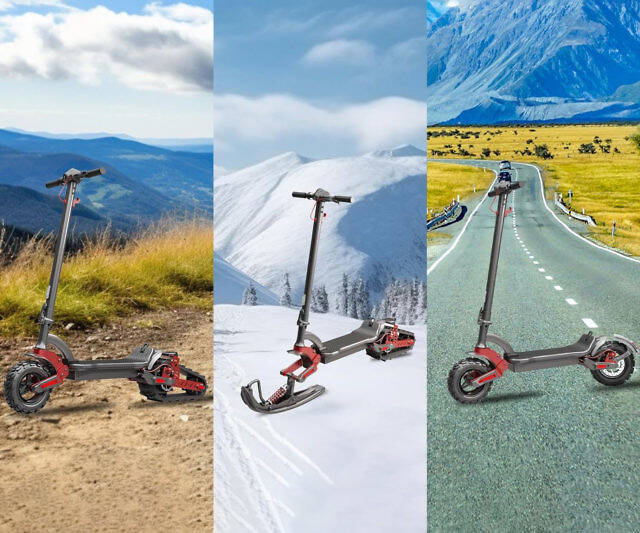 3-In-1 All-Terrain Scooter - //coolthings.us