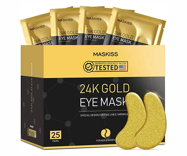 24K Gold Under Eye Patches - //coolthings.us