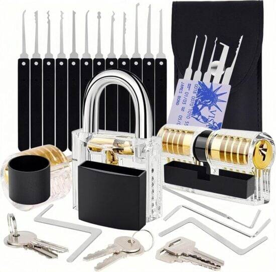 34-Piece Lock Pick Set - //coolthings.us