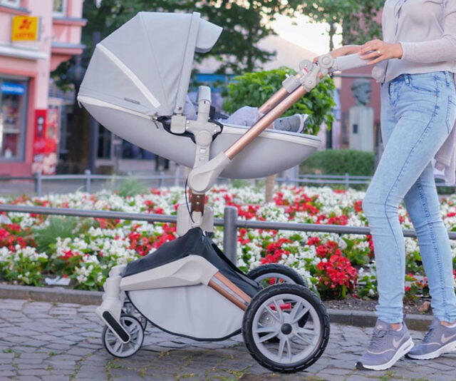 360 Degree Rotation Baby Stroller