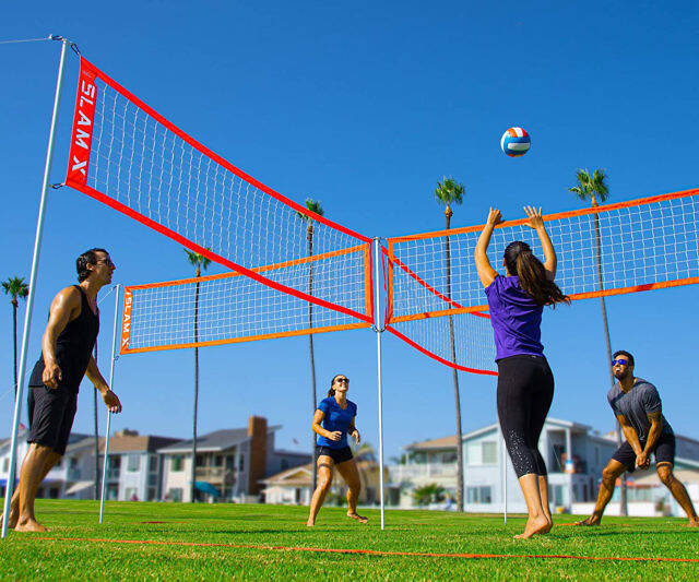 4-Way Volleyball Game - //coolthings.us