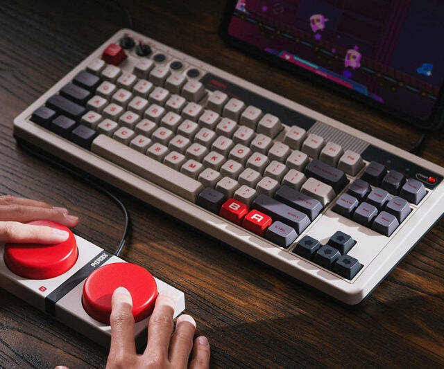 8Bitdo Retro Mechanical Keyboard - //coolthings.us