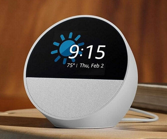 Amazon Echo Spot Alarm Clock - //coolthings.us